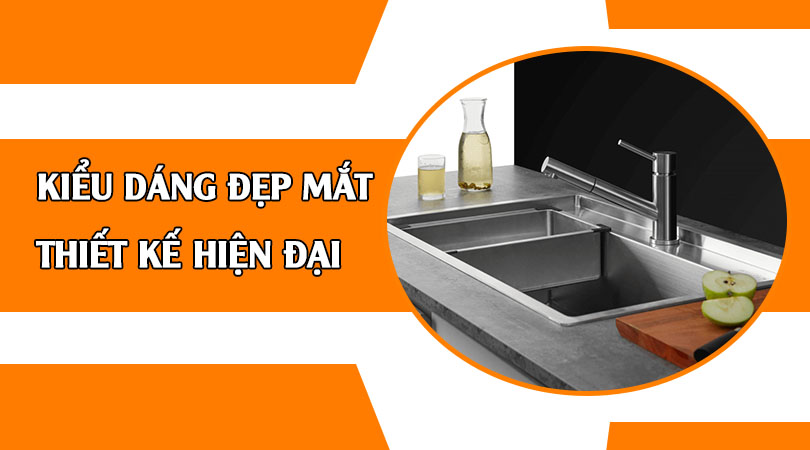 Thiết kế độc đáo và hiện đại của vòi rửa chén Malloca